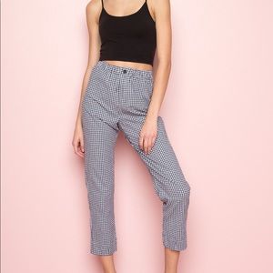 Brandy Melville Tilden Gingham Pants